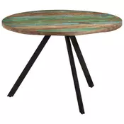 Vidaxl vidaXL Jedilna miza 110x75 cm masivni predelani les