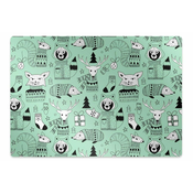 Decormat Podloga za pisarniški stol Scandinavian zoo 120x90 cm 15 cm