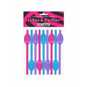 LoveToy Original Pussy Straws Colored 9 pack