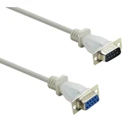 renkforce Serijski povezovalni kabel Renforce, [1x D-SUB-vtič 9pol. - 1x D-SUB-vtičnica 9pol.], 5.00 m, bež