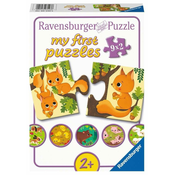 Ravensburger Slagalica Životinje i njihovi mladunci, 9x2 dela