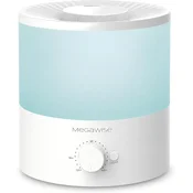 slomart MEGAWISE 1.8L ultrazvočni vlažilnik zraka, tih (<28 dB), enostavno polnjenje