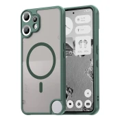 Hibridni ovitek HaloFrost II MagSafe za Nothing CMF Phone 2 Pro - green