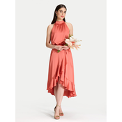 Swing Koktel haljina 5AH04500 Narancasta Regular Fit