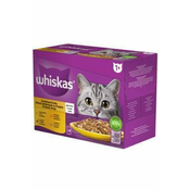 Whiskas izbor hrane za perad u vrecici za odrasle macke 12 x 85 g