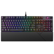 Tipkovnica ASUS ROG Strix Scope II RX, ROG RX Red, PBT, RGB, USB, UK