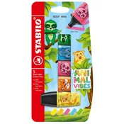 Označevalnik STABILO BOSS MINI Animal Vibes (komplet 5 kosov)