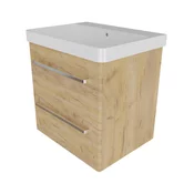 KOPALNIŠKA OMARICA Z UMIVALNIKOM LINEA GOLD OAK 60cm | Topdom