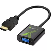 Techly IDATA HDMI-VGA2 HDMI na S-VGA D-Sub15 M/F Adapter
