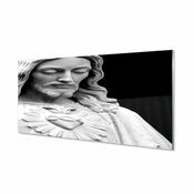 tulup.si Slika na akrilnem steklu Kip jezusa 125x50 cm 4 obešalnika