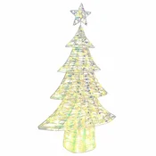 Vidaxl Božično drevo med 160 LED Toplo bela 150 cm PET
