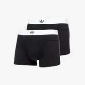 Bokserji adidas Comfort Flex Cotton - Body Lines Trunk 2-Pack Black L
