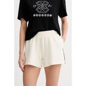 Guess Športne kratke hlače V6GD08 K3004 Écru Relaxed Fit