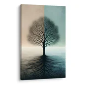 Slika drevo svetlobe in teme - 60x90