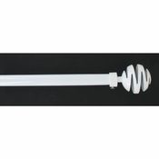 LUANCE Set zavjesa, Izvlacne, O16-19, 210-380 cm, Villalouise-Bijeli Mraz