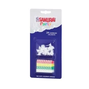 Samurai Rodendanske svecice 24 komada