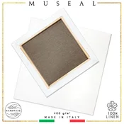 Laneno slikarsko platno na okvirju MUSEAL - 70x70 cm