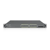 EnGenius ECS1528FP mrežni prekidač Upravljano L2 Gigabit Ethernet (10/100/1000) Podrška za napajanje putem Etherneta (PoE) 1U Crno
