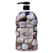 Gel za prhanje, šampon in gel za obraz za moške 3v1 Ocean Body care Naturaphy 1000ml 30128