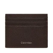 Calvin Klein Etui za kreditne kartice LV04D1060G Temno rjava