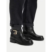 Armani Exchange Škornji XW001654 AF17476 UC001 Črna