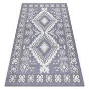 eoshop Preproga SISAL SION Aztec 3007 ravnega prepleta modra/roza/ecru ( - Velikost: 160x220 cm)