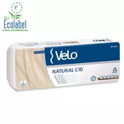 TOALETNI PAPIR VELO NATURAL C-10, EKO CELULOZA (10 rolic)