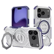 Hibridni ovitek Carbon Shield Pro za iPhone 17 Pro - blue transparent