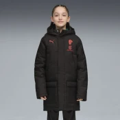 Puma AC Milan Training Winter Jacket Youth, Black, Size 13-14Y, Clothing