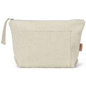 ferm LIVING Kozmetična torba 30 x 23 cm, bela, bombaž, čvrsta LIVING