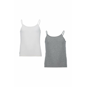Otroški top Polo Ralph Lauren 2-pack bela barva