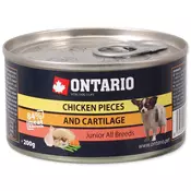 Ontario Junior Piščančji koščki + hrustanec 200 g