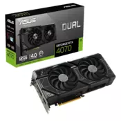ASUS graficna kartica Dual GeForce RTX™ 4070 12GB
