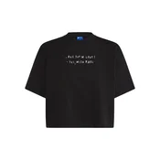 KARL LAGERFELD JEANS Majica KLJ X Pietro Terzini črna/bela
