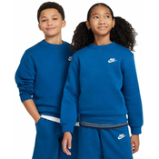 Djecji sportski pulover Nike Kids Sportswear Club Fleece Hoodie - court blue/white