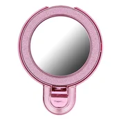 OEM Stojalo za telefon CIRCLE MIRROR – nalepka – roza