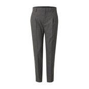 DAN FOX APPAREL Hlače na rob Essential črna