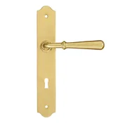 shumee BARTON kljuka za vrata s ključavnico 72 mm POLIRANA MEDENINA