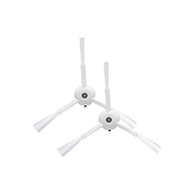 Xiaomi Mi Robot Vacuum Mop Pro (P), 1S, 2 Lite, 2 Pro, Roborock S5, S8, S8+, S8 Pro Ultra, Xiaowa E2, Lite C10 - Stranska krtača (bela) - 2 kosa
