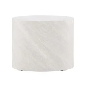 Klubska mizica Dallas 4537 Beton, 40cm, MDF plošča, Okrogla
