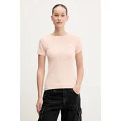 Kratka majica Guess Jeans ženska, roza barva, W5GP62 KA0H1