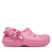 Crocs Natikači Classic Fleece Lined Clog K 212856 Roza