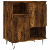 Vidaxl Komoda dimljeni hrast 60x35x70 cm inženirski les