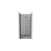 Mexen Lima zložljiva tuš vrata 100 cm, prozorna, črna - 856-100-000-70-00
