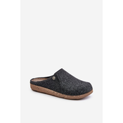 Mens home footwear slippers Inblu graphite