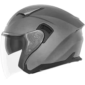 Otvorena motociklisticka kaciga NOX N130 mat titanium