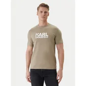 KARL LAGERFELD Majica 755780 562235 Khaki Regular Fit