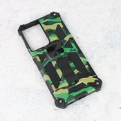 Ovitek moški Army Defender za Samsung Galaxy S21 Ultra 5G, Teracell, zelena
