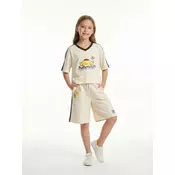 Sinsay - Pamucne kratke pantalone sa printom PomPomPurin - BEŽ