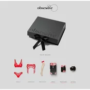 Obsessive Aliosa Luxury Red Gift Set with Perfume & Bath Bomb 121289-Red-S/M